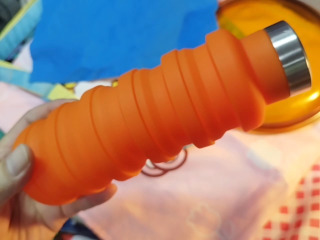 橘色伸縮瓶