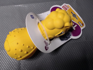 黃色凸點寵物玩具