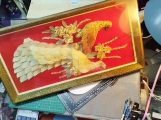 金鳳凰立體掛畫
