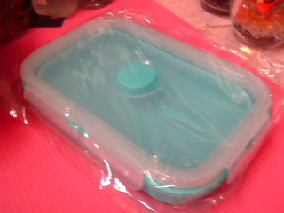 全新折疊矽膠保鮮盒