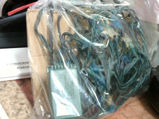 聖誕掛燈/5M/8段/藍白光