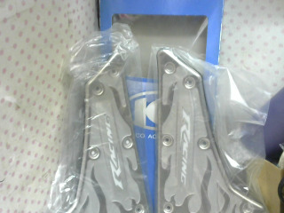 全新/LED火焰機車腳踏墊