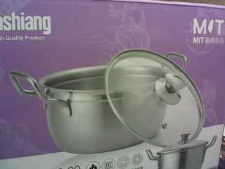 全新 不鏽鋼 雙耳深鍋