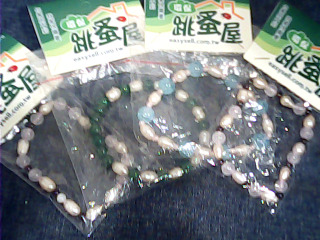 水晶珍珠玉石手鍊