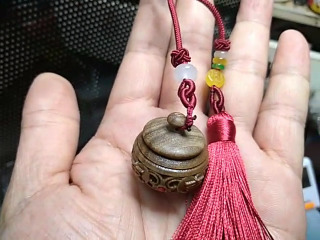 木雕擴香器吊墜