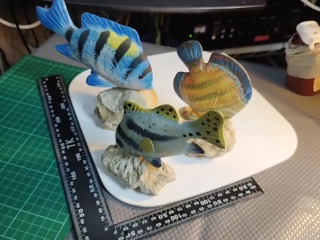魚形樹脂擺飾