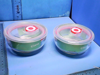 玻璃碗+塑膠蓋