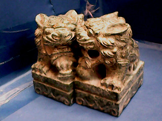石獅一對