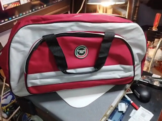 旅狐紅灰旅行袋