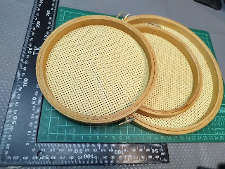 竹製十字繡框