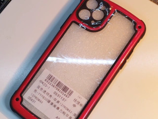 紅黑防摔手機殼