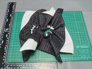 黑條紋髮圈