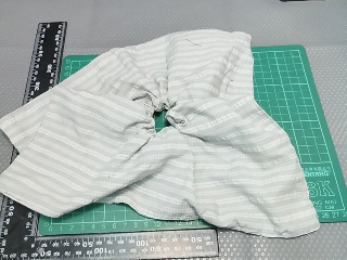 淺綠條紋圈
