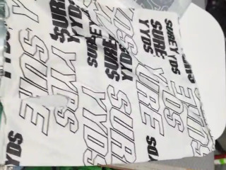 黑白滿版字母頭套