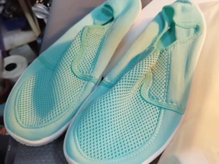 水藍網布涉水鞋