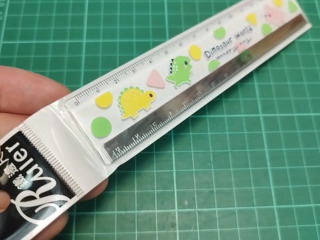 插畫塑膠尺