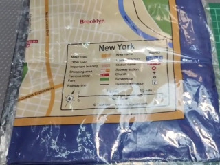 紐約地圖掛布