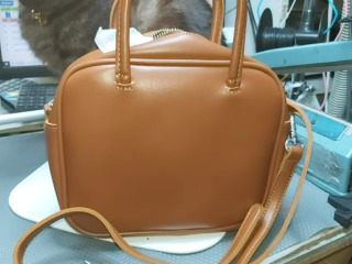 復古方胖手提包