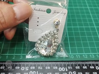 水滴耳環