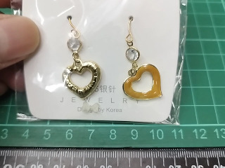 鏤空愛心耳