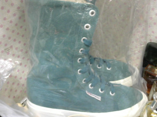 全新/SUPERGA 長筒麂皮雪靴 足下用品