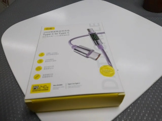 雙頭typeC 快充線1.2米黑