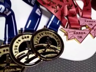 路跑完賽獎牌