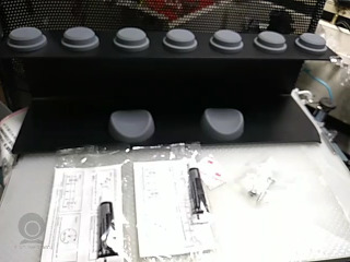 捲髮器防刮凹槽收納架