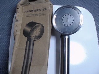 不鏽鋼增壓蓮蓬頭