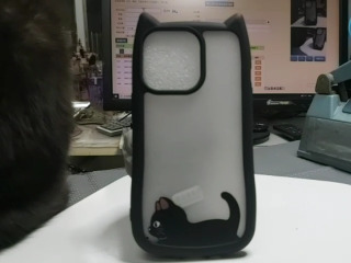 黑貓耳朵手機殼