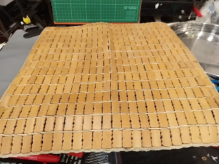 竹片涼席坐墊