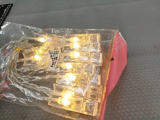 透明夾子造型燈串