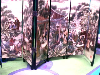 小屏風擺飾
