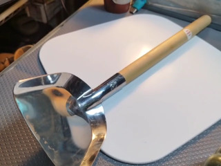 木柄不鏽鋼鍋鏟