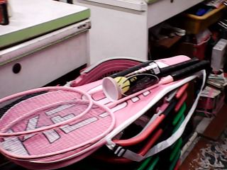 羽球拍2入+羽球