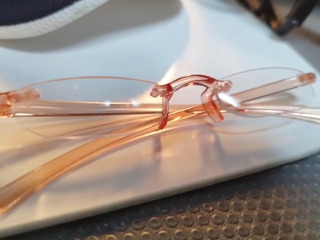 透明造型老花眼鏡