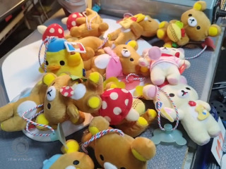 拉拉熊絨毛吊飾