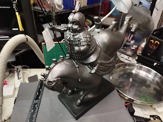 武士騎馬擺飾