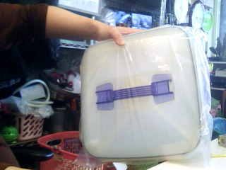 樂扣手提分隔式保鮮盒