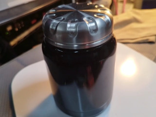 黑色廣口保溫罐