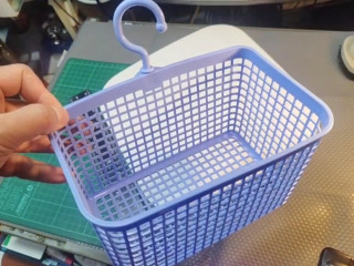 藍色掛勾籃