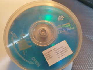 空白光碟片盒裝