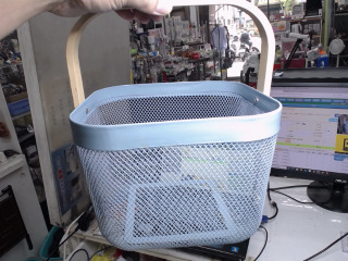 木質鐵藝手提籃