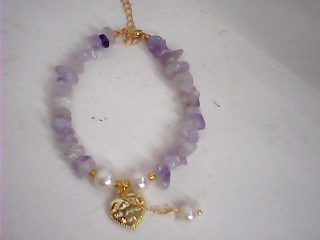 薰衣草紫水晶設計款手鍊