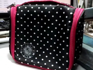 黑底點點收納包