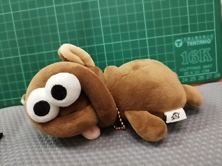 棕色小狗絨毛公仔