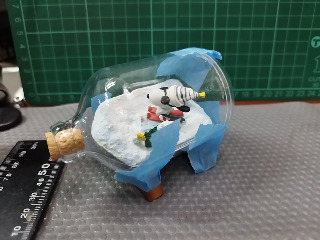 史努比瓶中造景