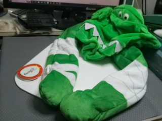 迪士尼抖抖帽抱抱龍