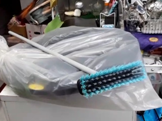 長柄硬毛地板刷