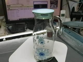 藍花玻璃冷水壺